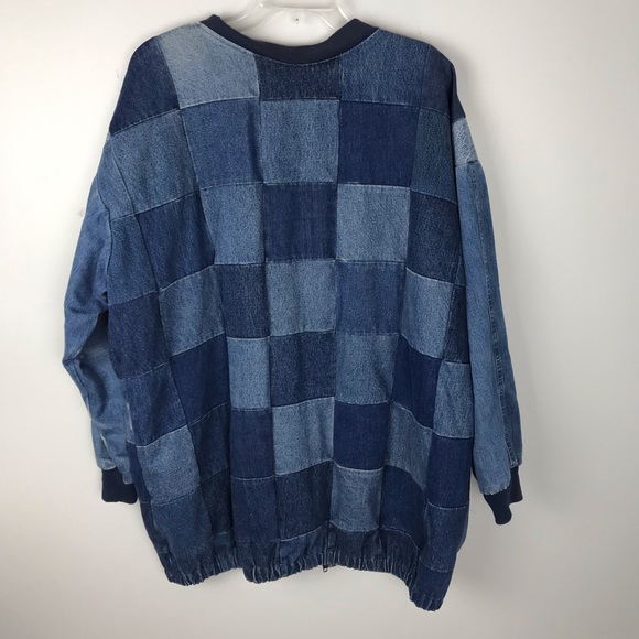 Patchwork Denim Jacket Handmade - Picture 6 of 6